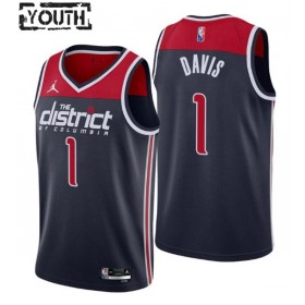 Camiseta Niños Washington Wizards Johnny Davis 1 Washington 2022-23 Jordan Statement Edition Swingman